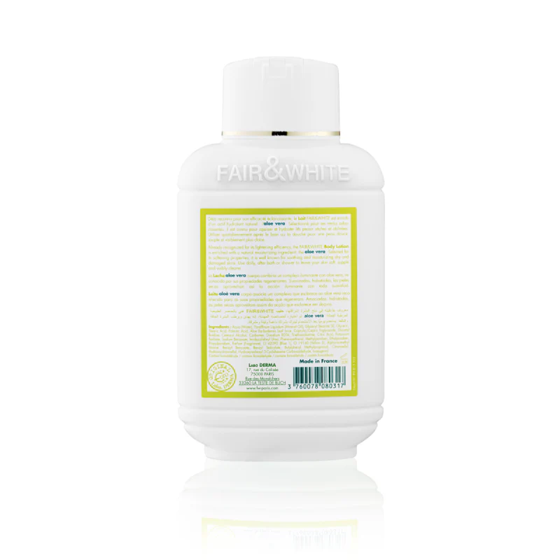 Fair and White Original Aloe Vera Moisturizing Lotion 500ml / 16.90 fl oz - Image 3