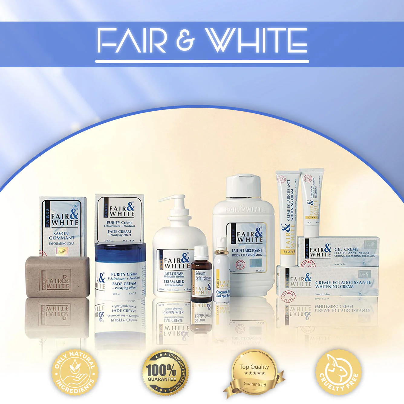 Fair and White Original Body Clearing Milk Lotion 500 ml / 16.90 fl oz - Image 6