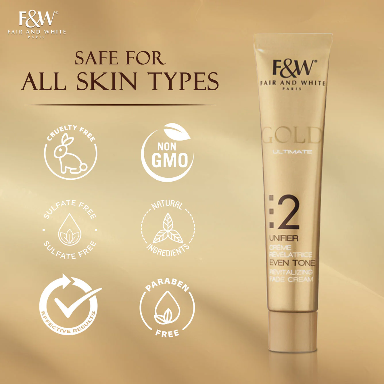 Fair And White 2: Gold Revitalizing Fade Cream 50ml / 1.7fl.oz - Image 7