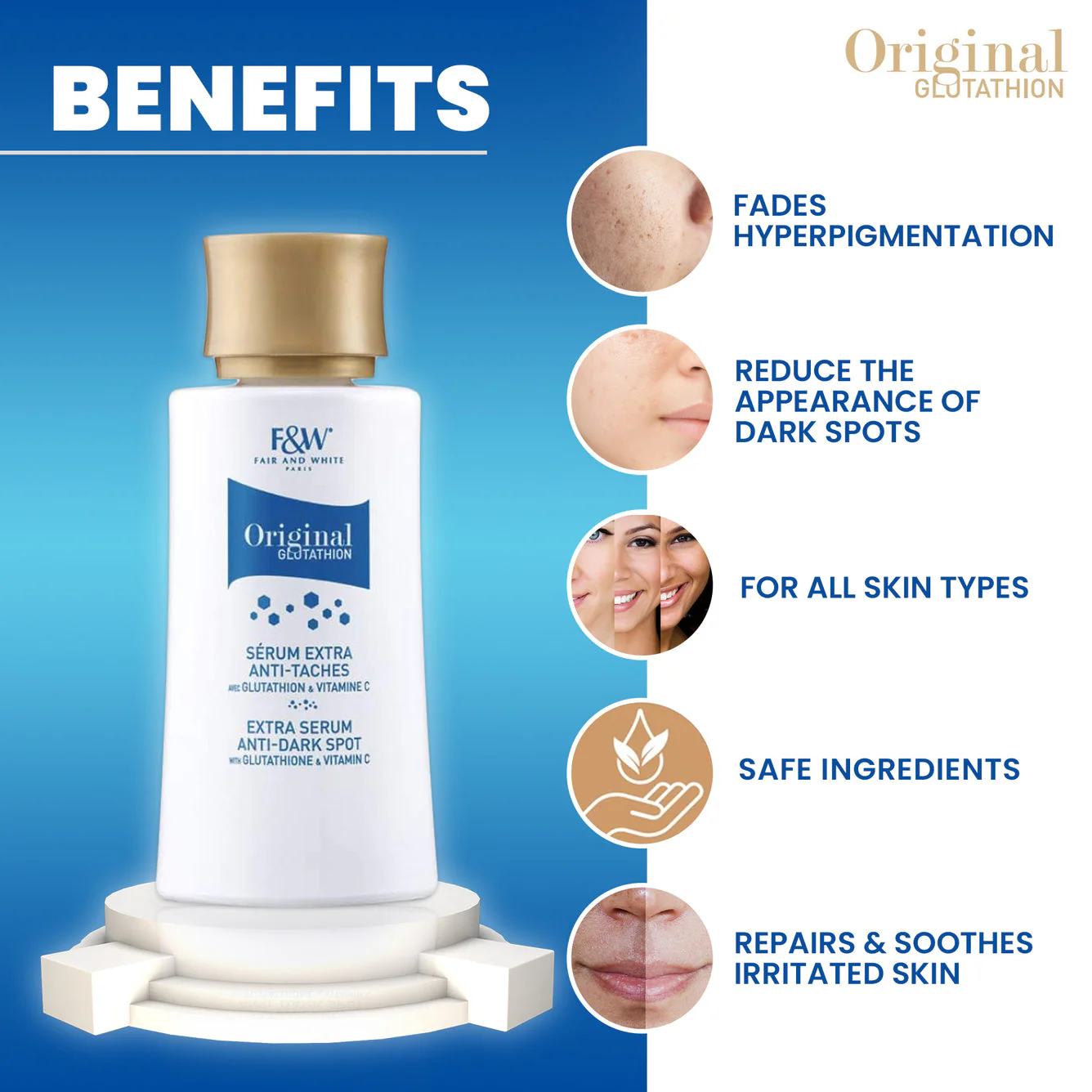 Fair and White Glutathion Extra Serum Anti-Dark Spot 30ml / 1.01 Fl Oz - Image 7