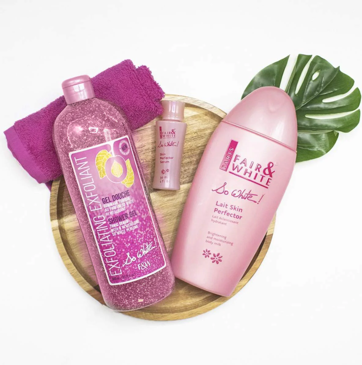 Fair And White So White Exfoliating Shower Gel With Tonic Scrub 940ml / 31.8 fl oz - Image 3