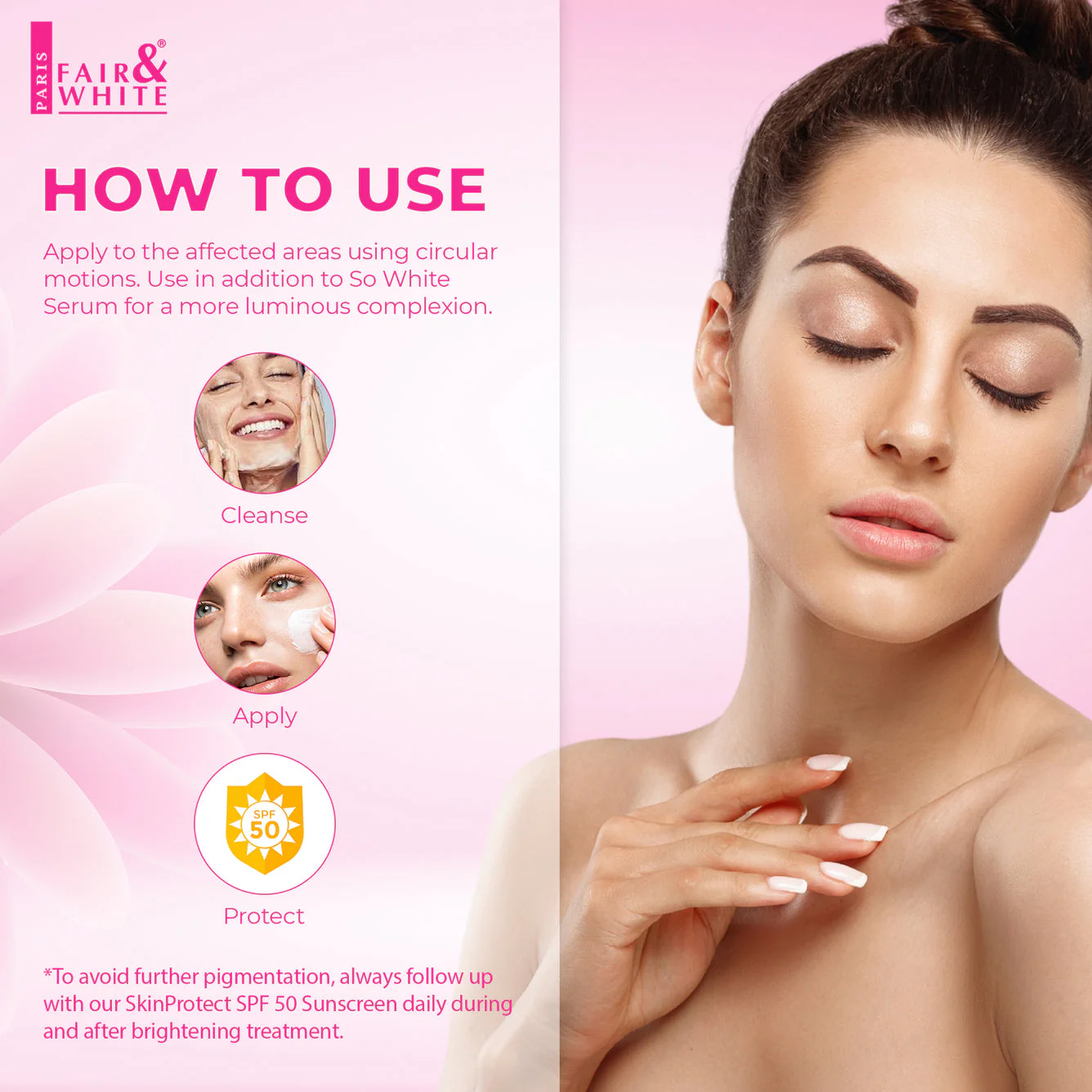 Fair And White So White Skin Perfector Purifying Cream 250ml / 8.4 fl oz - Image 5