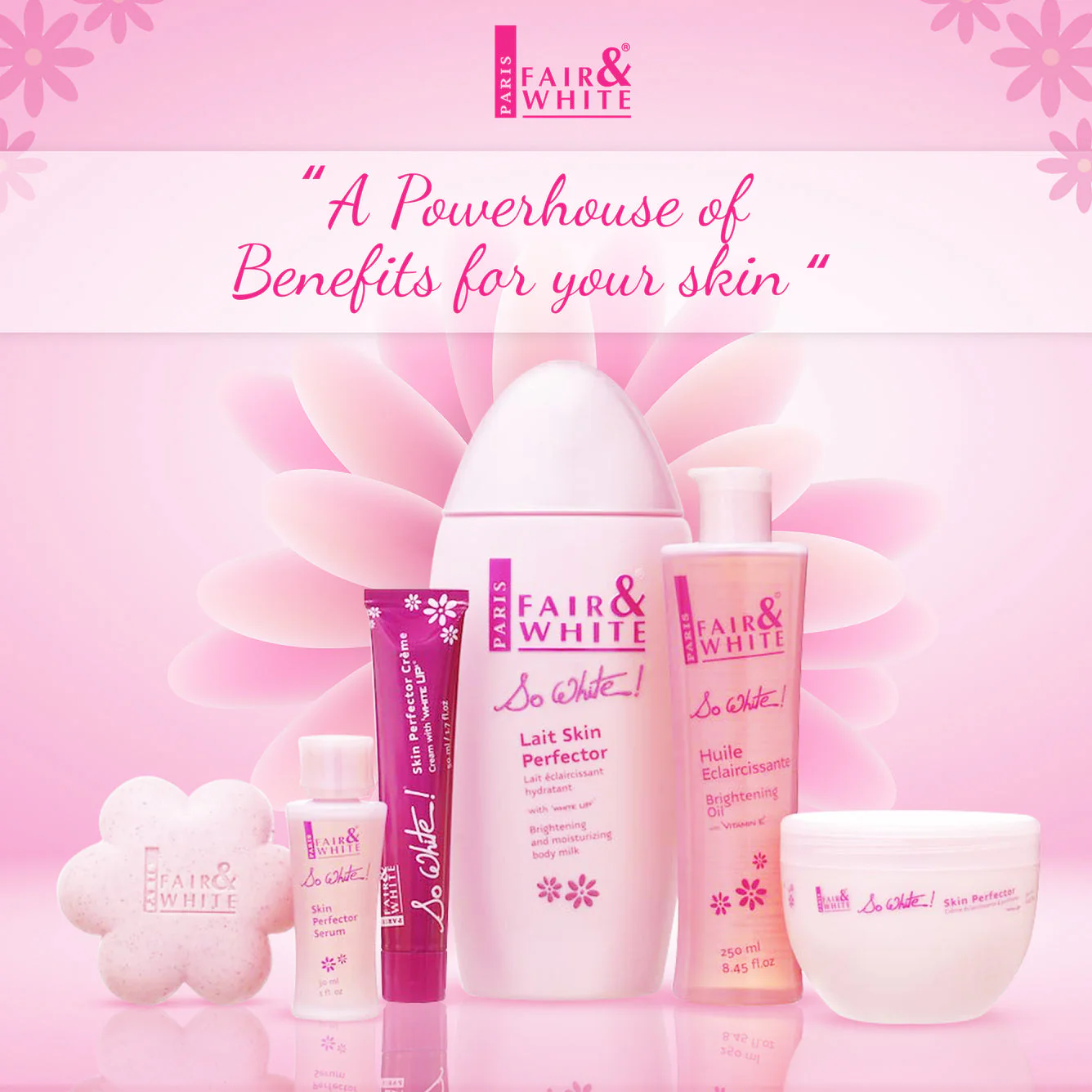 Fair And White So White Skin Perfector Purifying Cream 250ml / 8.4 fl oz - Image 7